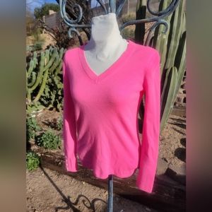Barbie Pink Merino Wool Pullover Sweater